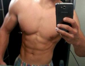 Jeune homme Gourmand