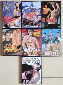 Lot de 7 Films X - Gays / 7 DVD en TBE (Lot 55)