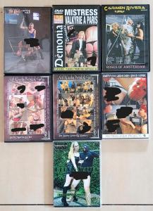 Lot de 7 Films X - Matresse - Domination / 7 DVD en TBE (Lot 78)
