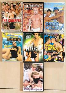 Lot de 7 Films X - Gays / 7 DVD en TBE (Lot 80)