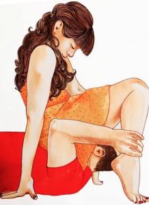 Propose massage integrale et cunnilingus