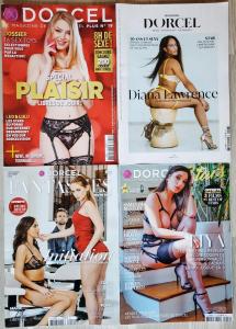 Lot 4 magazines XXX DORCEL