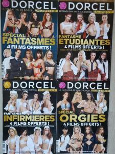 4 magazines XXX DORCEL Spcial