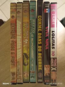 lot dvd adultes -18