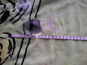  Beau PLUG transparent  silicone ( article neuf ) 