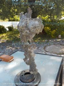 Moulage et statue de votre buste en metal